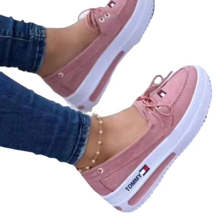 Women Casual Sneakers Woman Fashion Spring Leather PU Sneakers Female Platform Vulcanize Shoes Zapatillas De Mujer 5