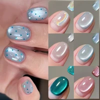 BORN PRETTY 10ml été paillettes chat Gel magnétique vernis à ongles bleu vert violet aurores Semi-permanent tremper UV vernis bricolage 3