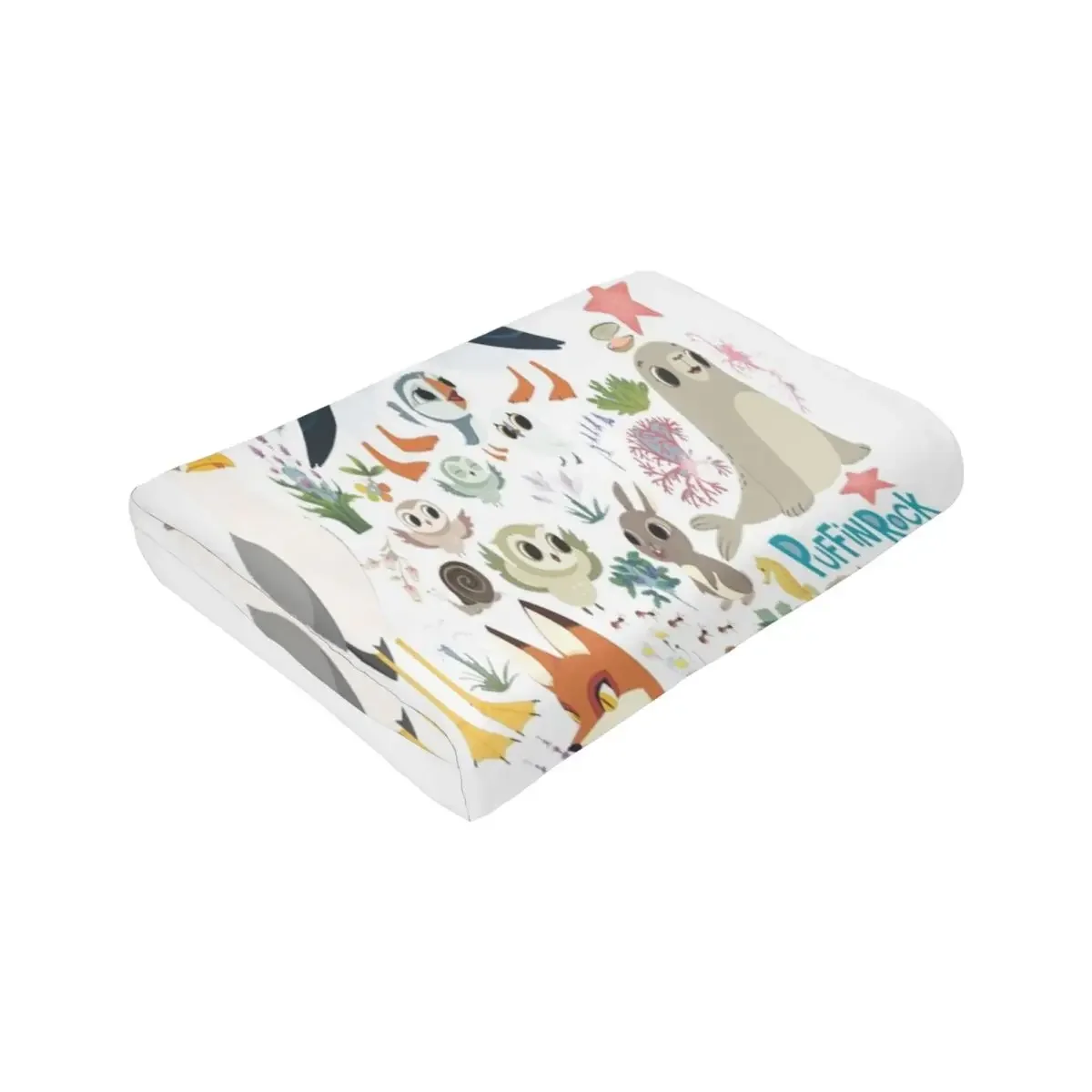 Puffin Rock gift for fans puffin rock characters Throw Blanket Luxury Designer Blanket Soft Big Blanket 4
