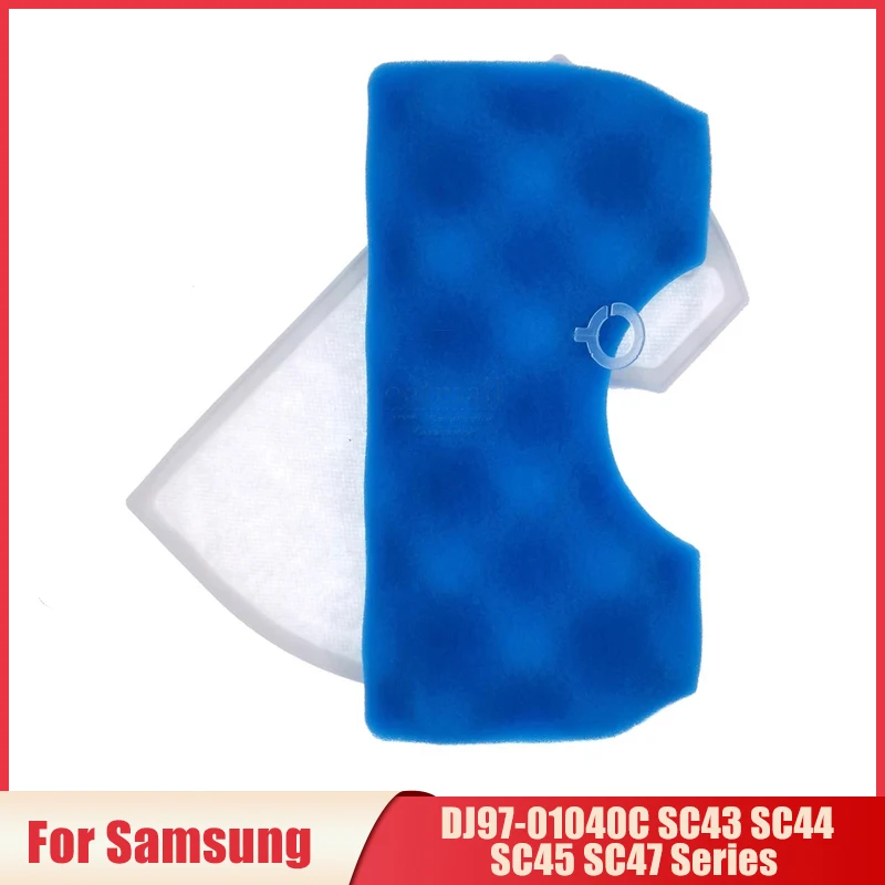 

Blue Sponge Hepa Filter Kits For Samsung Dj97-01040c Sc43 Sc44 Sc45 Sc47 Series Robot Vacuum Cleaner Spare Parts Accessories