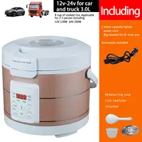 Vehicle 3L Travel Rice Cooker 12V 24V Multipurpose Lightweight Food Steamer 1