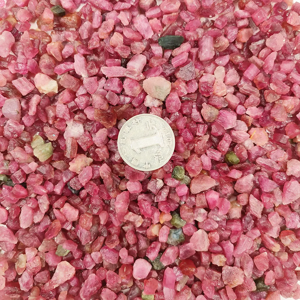 20g/Pack Natural Stone Raw Tourmaline Gravel Chip Crystals Mineral Specimen Healing Gemstone Aquarium Home Room Decoration Reiki