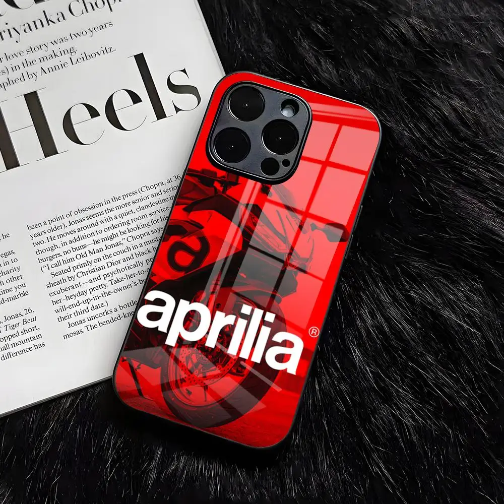 Sleek Black Glass Cover - Premium Mobile Phone Case
