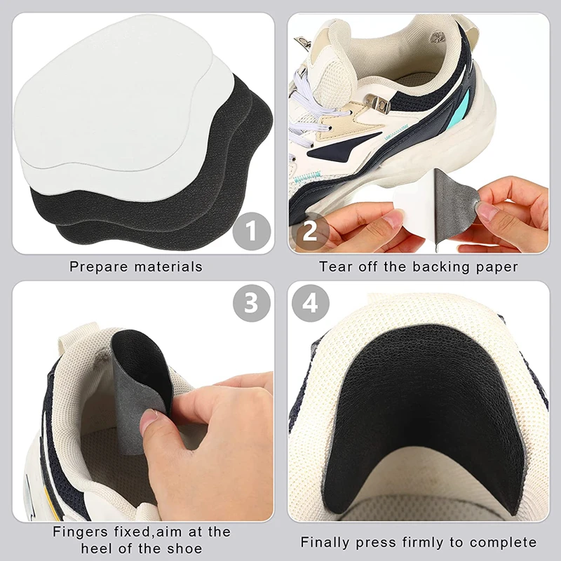 Insoles Heel Repair Subsidy Sticky Shoes Hole In Cobbler Sticker Back Sneaker Lined With Anti-Wear After Heels Stick Foot Care