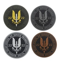 UK Special Air Service Regiment SAS Flag Embroidered Patches GB Great Britain Flags Patch Military Patches  3D Embroidery Badges - Image 2