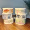 Scrapbooking Materials Washi Tape Dessert Food Deco Masking Tapes Calendar Stickers Diy Arts Crafts Album Journal Planner 3