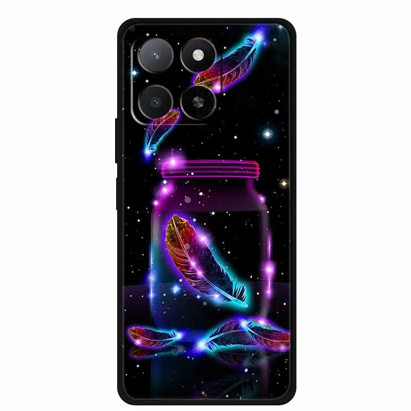 Sleek Black Silicone TPU Soft Phone Case