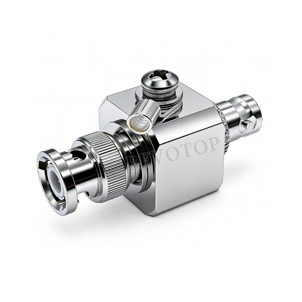 1Pcs BNC-JK BNC 남성-여성 동축 커넥터(라이트닝 서지 어레스터 보호 장치 포함) DC-3GHz 50ohm