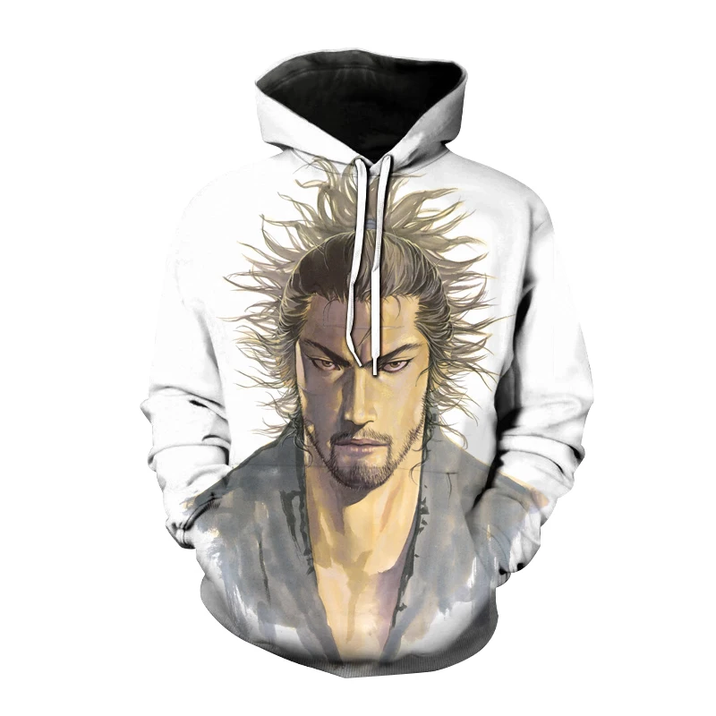 New Men's and Women's Hoodies 3D Printed Street Japanese Samurai Sweatshirt Hoodie Harajuku Oversized Top