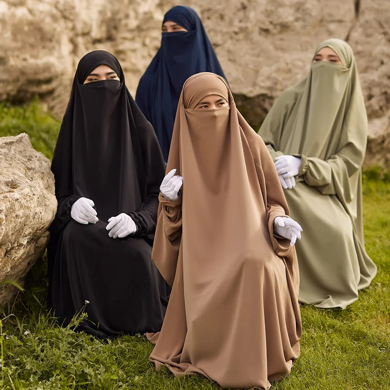 Jilbab deux pièces avec cordes Niqab pour femme, pantalon sarouel, haute qualité, Nida, EID, Ramadan, prière, sport, Hijab, tiens imar, vêtements islamiques