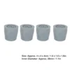 10pcs Rubber Crutch Tip Gray Non Slip Traction Base Walking Cane Walker Tip Replacement for Canes Accessory Inner Dia 28mm 2