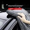New Car Wash Towel 1200gsm Microfiber Double-Sided Ultra Absorbent Car Wash Cloth Cleaning Drying Towel Washing Accessories 1