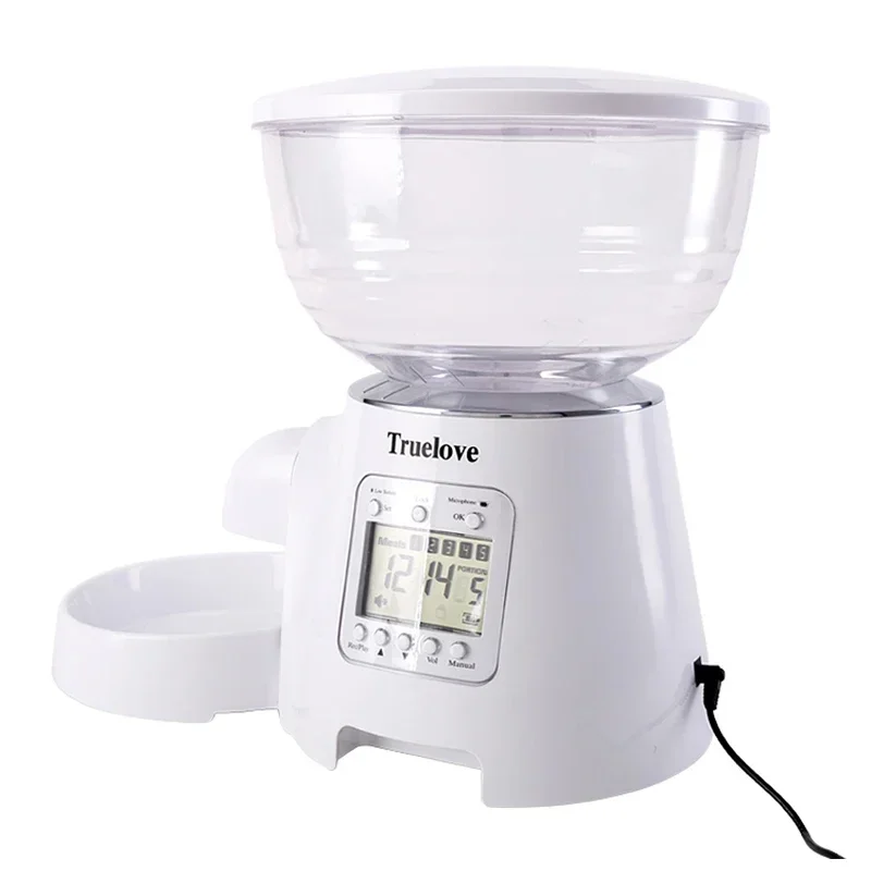 Truelove Pet 5L Automatic Feeder Can be Timed Quantitatively Suitable For Small Cats and Dogs Feeding Pet Supplies