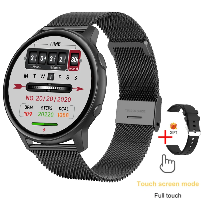 2022 New Fashion Smart Watch Men Fitness Bracelet Heart Rate Blood Pressure Monitoring Sports Tracker Smartwatch Gift for Women 