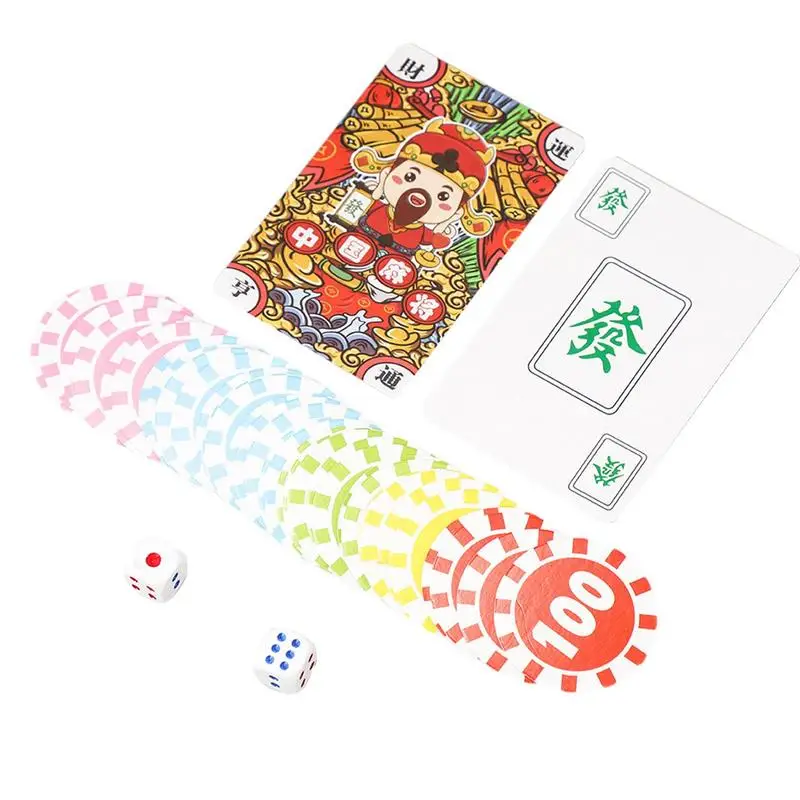 

Mahjong Cards 144 Pcs Mini Mah Jong Playing Card Set For Party Playing Complete Easy Carrying Traditional Mahjong Set For Home