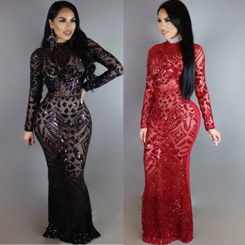 

Женское черное платье с блестками, женские сексуальные Клубные платья 2019, облегающее вечернее платье с открытой спиной, женское винтажное длинное платье, платья