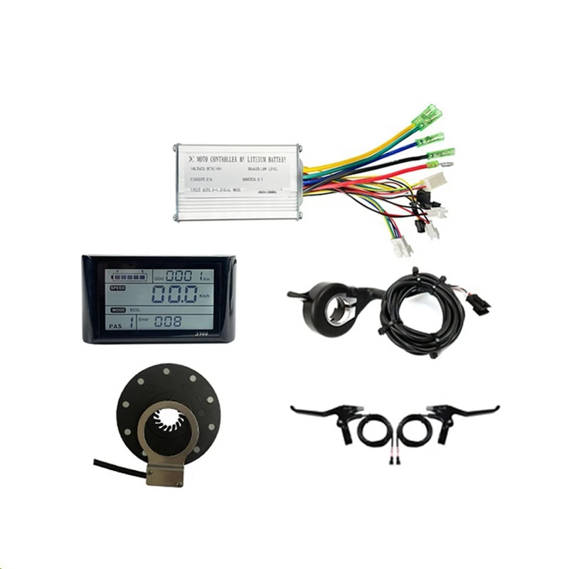 

1Set Sine Wave Brushless Controller With S900 Display E-Bike 15A E-Bike Light Display