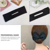 3 Pcs Headband Twisting Bowknot Hair Curler Tool Accessories Crimper Bun Maker Black Hairbands Fashion Wrap Fabric 6