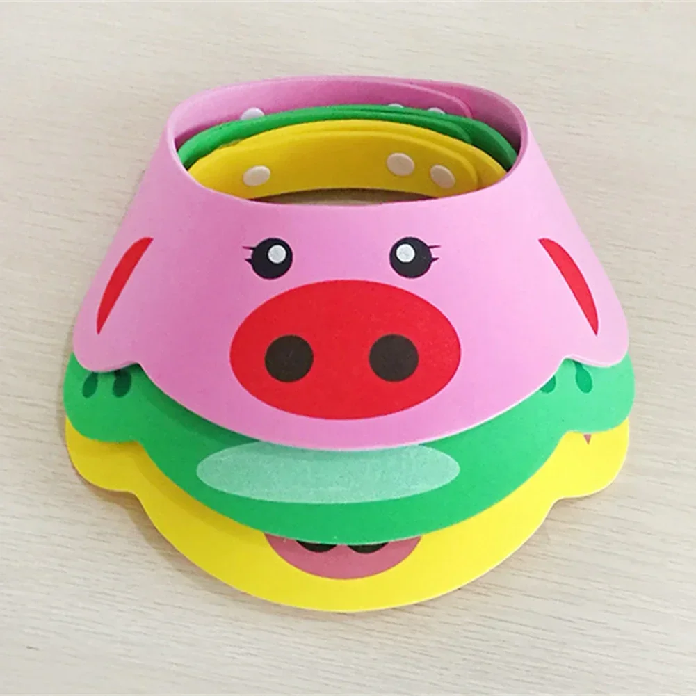Hair wash hat baby shower soft adjustable for kids ear protection safe shampoo bathing shower protect head cover