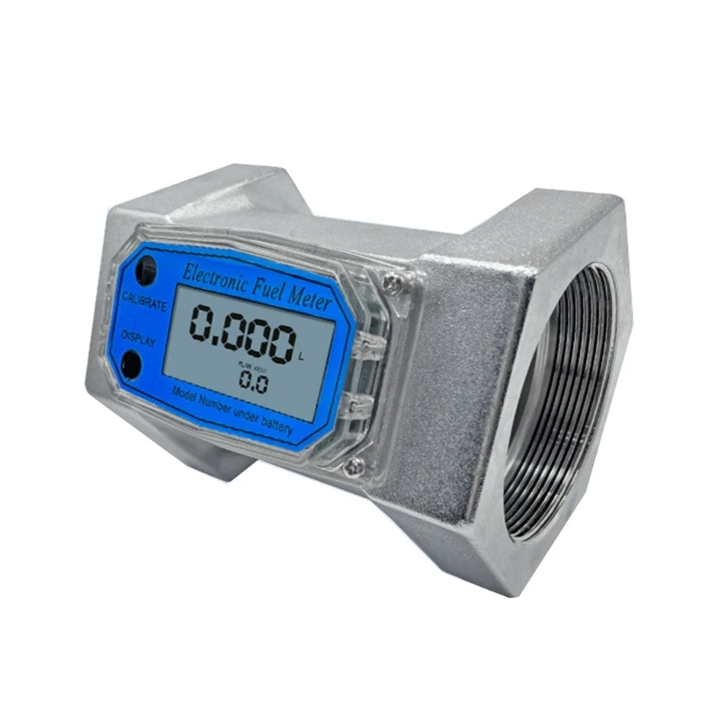 Digital Liquid Flow Sensor Meter 1in/2in/2.5in/3in Turbine-Water Fuel Flow Meter