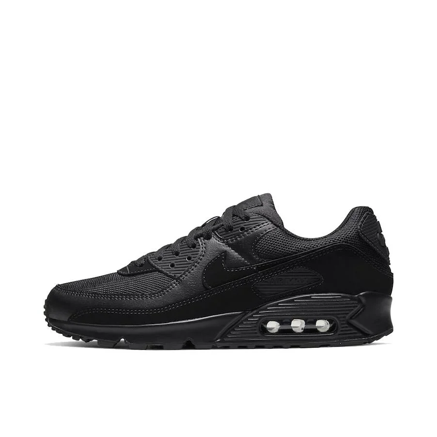 Nike Air Max 90 for Men and Women All Black Comfort Cushioned Cushioned Breathable Retro Waffles Forrest Gump Running Shoes 1 Nike Air Max 90 for Men and Women All Black Comfort Cushioned Cushioned Breathable Retro Waffles Forrest Gump Running Shoes 1