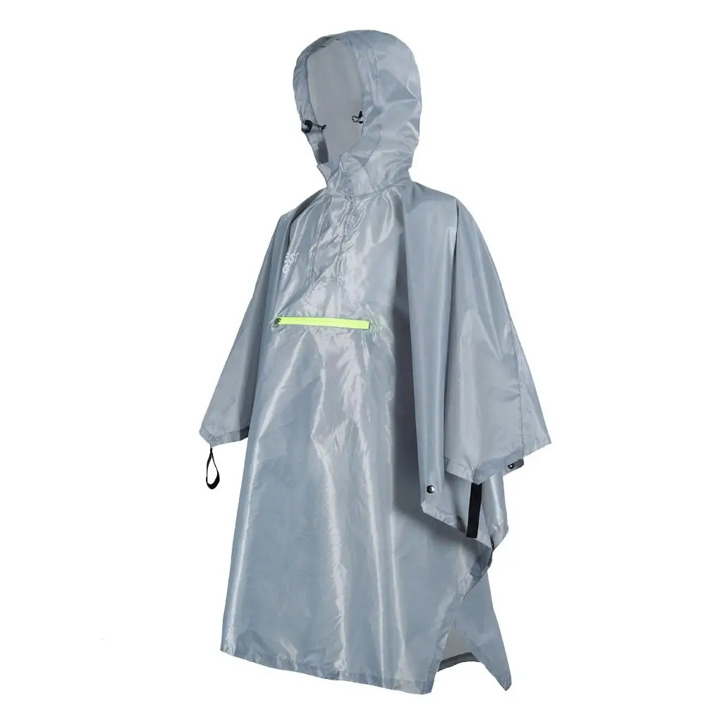 

Waterproof Reflective Strip Hooded Raincoat