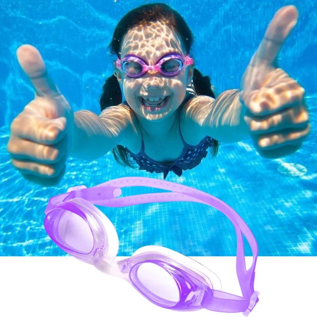 YAKAON Gafas de natación polarizadas para niñas y niños, con protección UV  antivaho, gafas de natación para niños con bolsa protectora (edad 6-14)