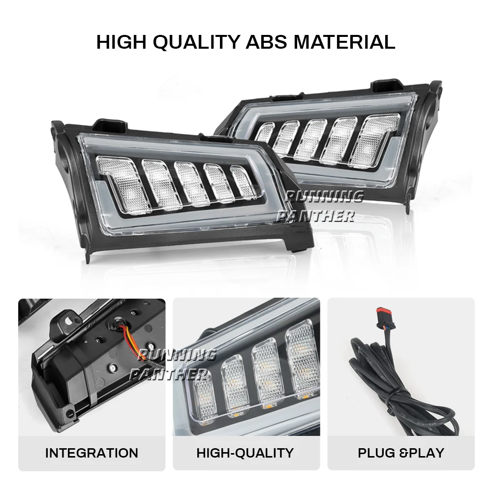 Motorcycle Rear Saddlebag Turn Signal LED Lights for Honda Goldwing GL1800 Tour