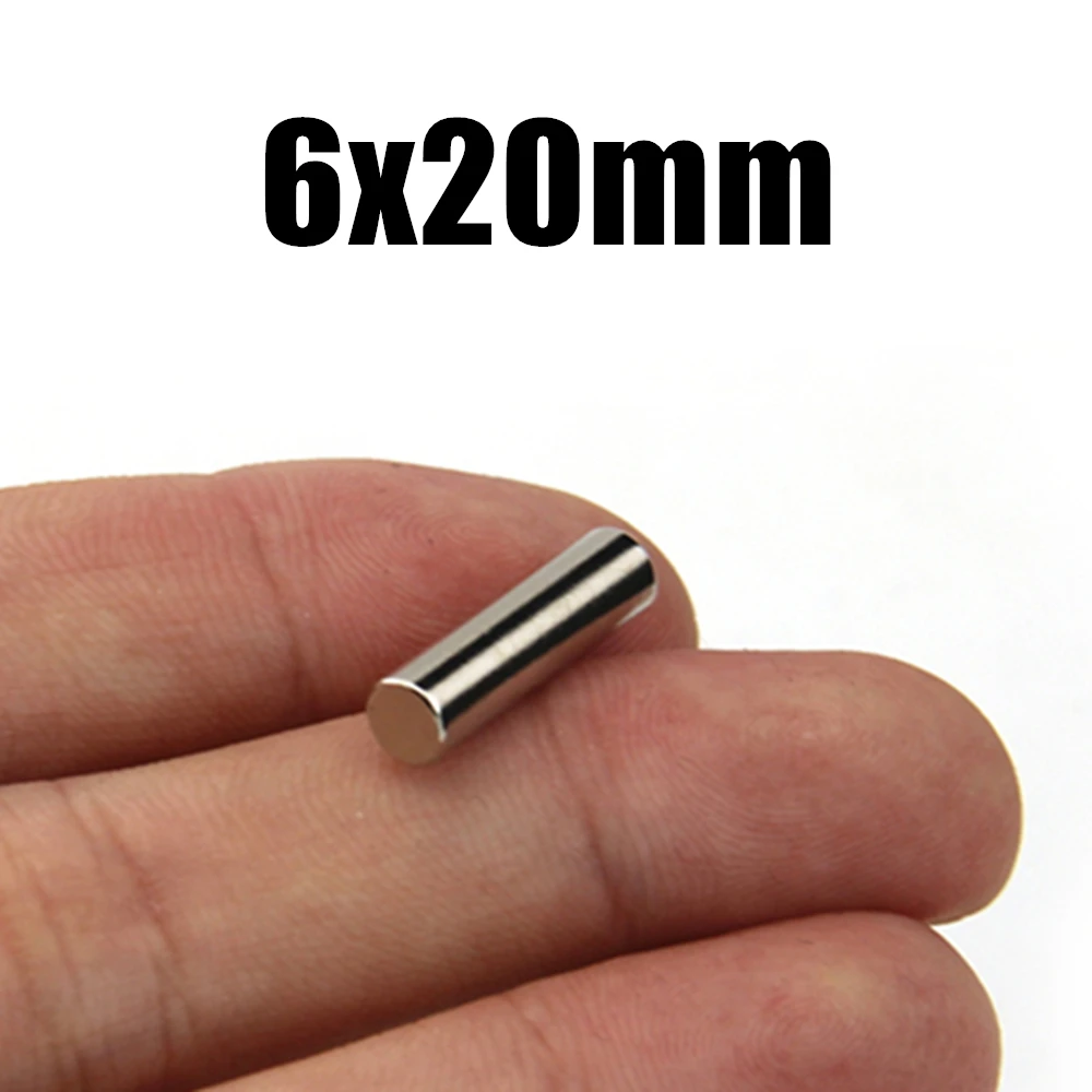 Round Magnets 6x1 6x1.5 6x2 6x3 6x4 6x5 6x6 6x8 6x10-20mm N35 NdFeB 10-500Pcs