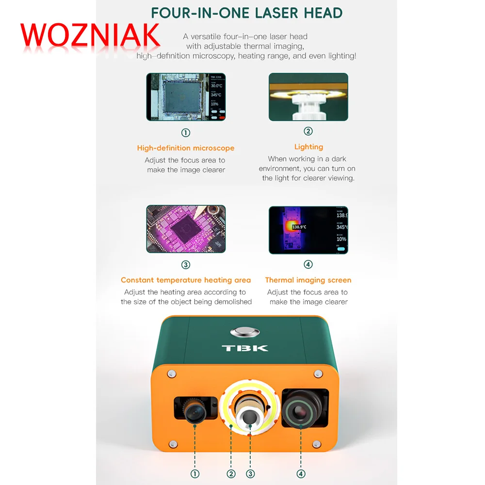 TBK 2206 2205 2203 Intelligent Laser Welding Machine Thermal