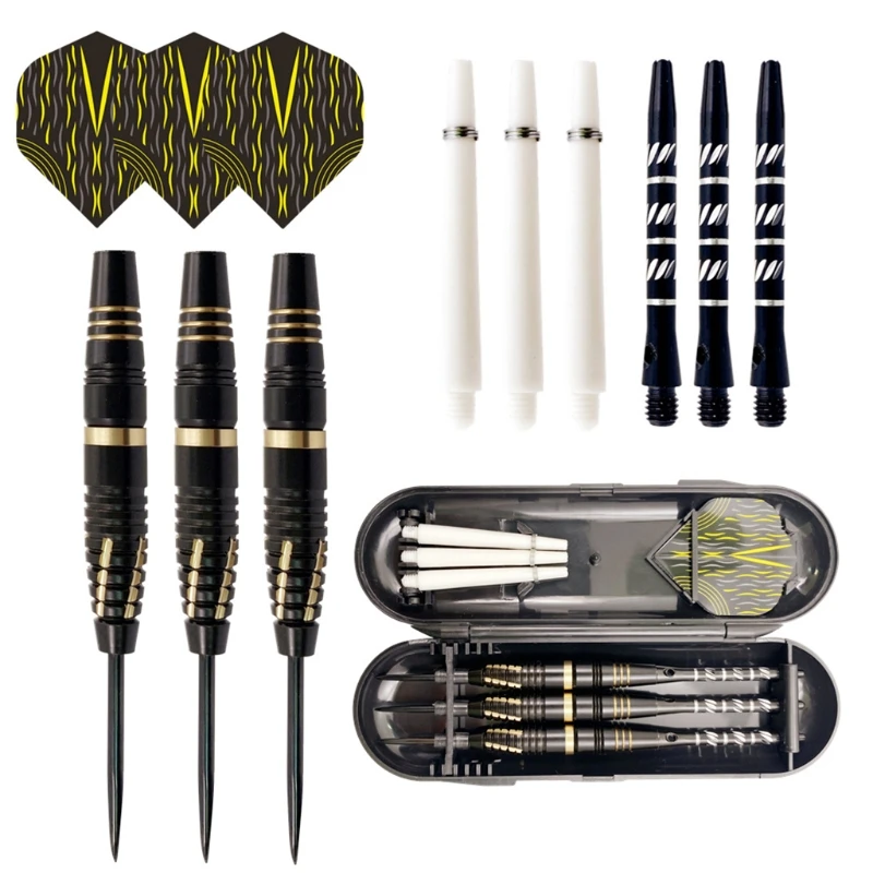 

3 Pcs Professional Competition Replaceable Sticks Needle Tip Darts Set with Storage for Case Beginner Throwing Hard