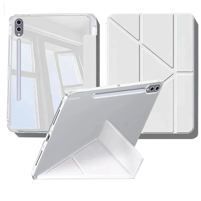 Enhanced Tablet Case with Pencil Slot and Trifold Stand