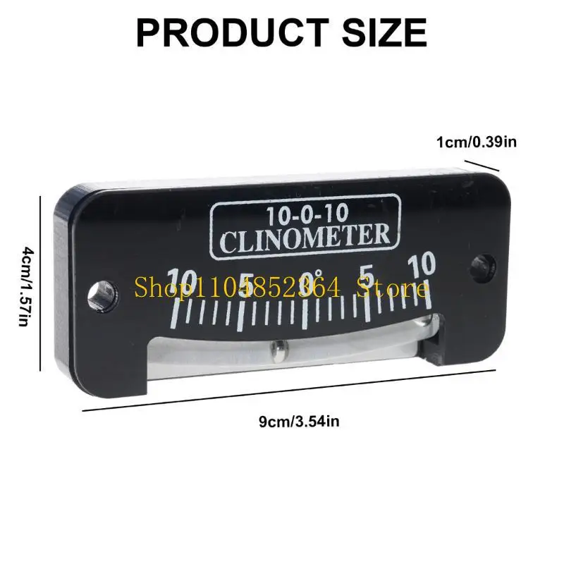 652F 10-0-10 경사계 소형 각도기 경사계 각도 측정기 기울기 게이지 경사계