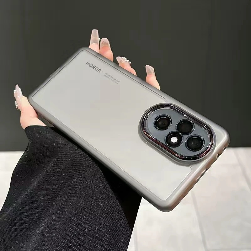 Transparent TPU Silicone Protective Case with Camera Bumper