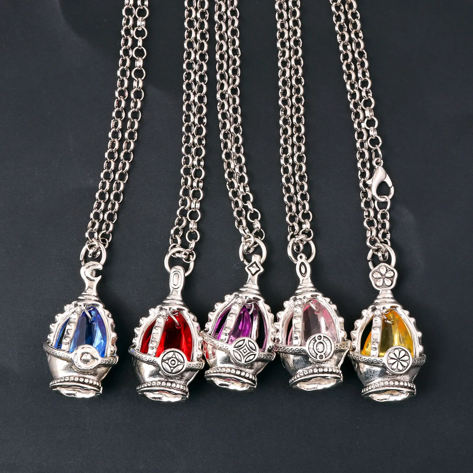 Anime Puella Magi Madoka Magica Soul Gem Necklace Crystal Pendant