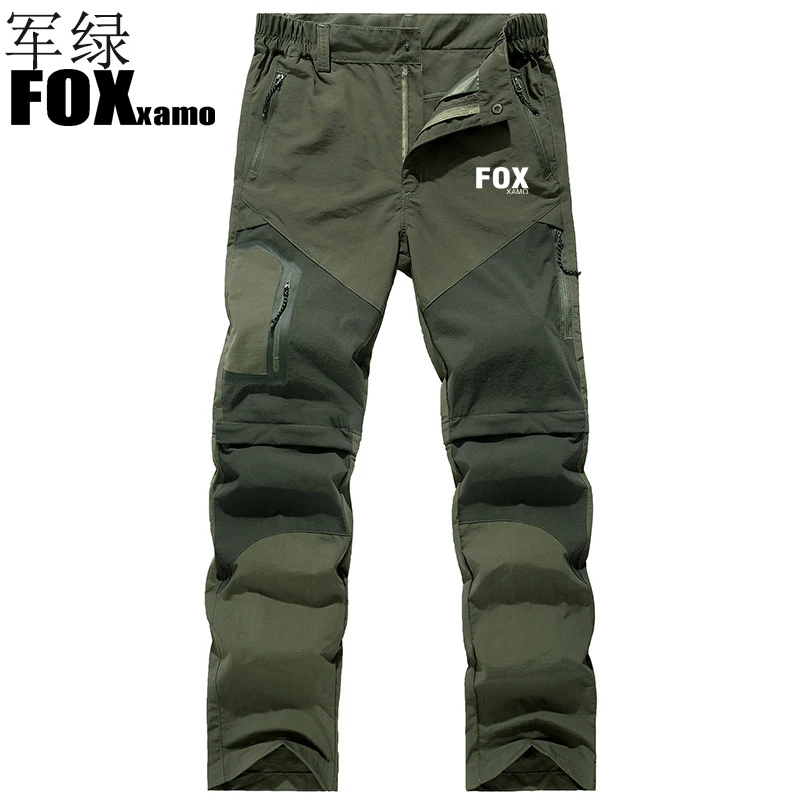 Wodoodporne spodnie taktyczne do wędrówek po spodenki na rower Foxxamo wspinaczka górska szybkoschnący trekkingowy spodnie Softshell