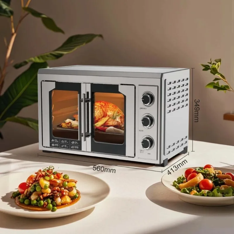 45L Baked Chicken Pizza Household Stainless Steel Door French Oven
