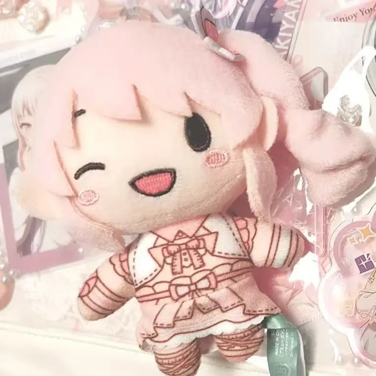 10CM Anime Project Sekai Yoizaki Kanade Akiyama Mizuki Cosplay Cute Stuffed Body Plush Cartoon Pendant Birthday Gifts plush toy plush doll