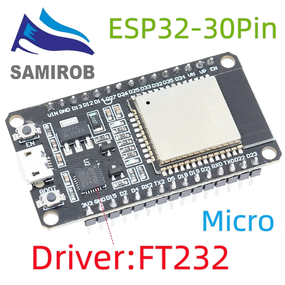 ตัวเลือกสินค้า บอร์ดพัฒนา ESP32 สำหรับโปรเจกต์อิเล็กทรอนิกส์