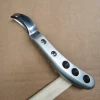 Loop  Hoof Knife  with Aluminium Alloy Handle, Horseshoes Repairing Tools Farrier Tools, Hoof Trimming， 4