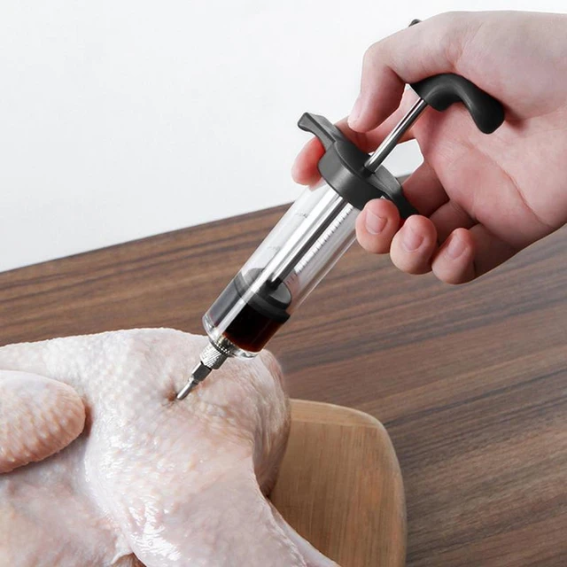 Marinade Injector Syringe Cooking Meat  Homemade Turkey Injector Marinade  - Marinade - Aliexpress