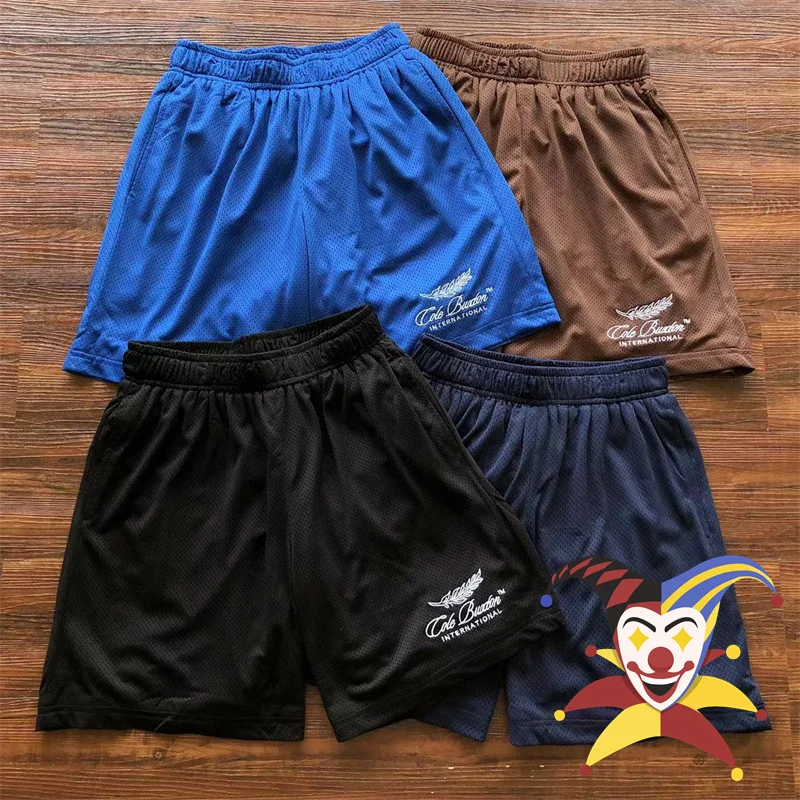 

Cole Buxton Embroidery Logo Shorts Men Women Mesh Drawstring CB Breeches Inside Tags