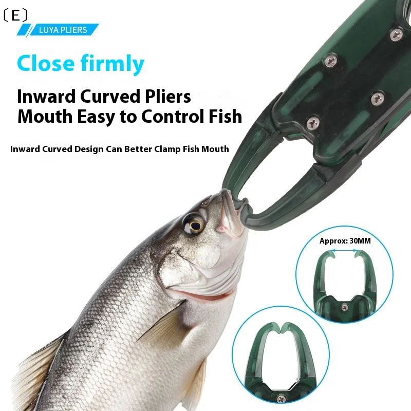 Pince à peser grippe lèvres poisson avec balance intégrée alliage aluminium portable accessoire pêche