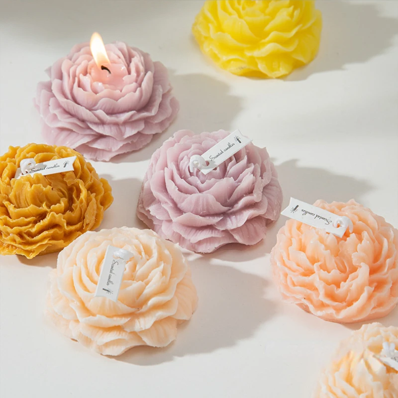 Stampo per candela teschio rosa torta al cioccolato fai da te sapone fatto a mano gesso resina gesso stampo in Silicone ornamenti per decorazioni di Halloween  15