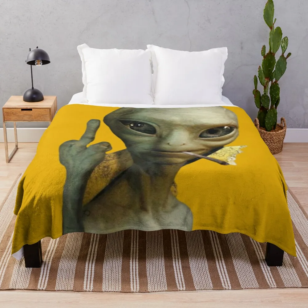 

Alien Paul Throw Blanket Weighted Blanket Flannel Blanket Single Blanket