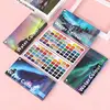 12/60 Color Solid Watercolor Paint Set Basic Neone Glitter Watercolor Pigments for Drawing Art Paint Supplies 2