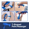 2 Pieces Thumb Saver Massage Tools Deep Tissue Manual Hand Finger Pressure Massager Body Trigger Point Relaxed Relieve Fatigue 2