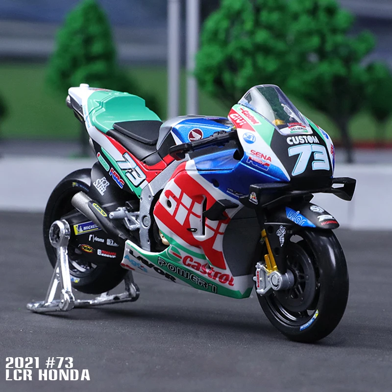Miniature Maisto moto GP Honda Repsol Marquez 2021 1/18eme - Accessoire &  Stand sur La Bécanerie