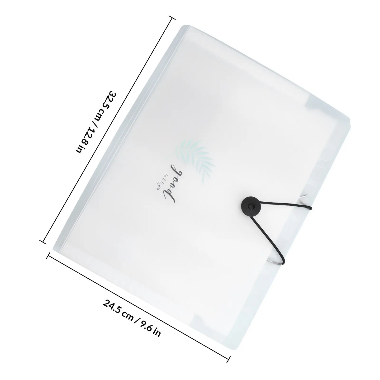 1Pcs 대형 분류 문서 홀더 파일 폴더 일상 파일링 학생 비즈니스를 위한 플라스틱 파일 봉투 버튼