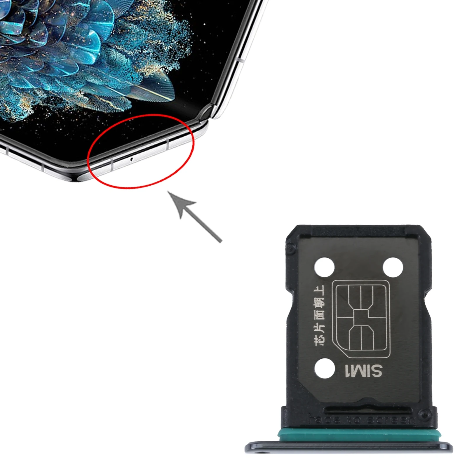 

For OPPO Find N SIM Card Tray + SIM Card Tray